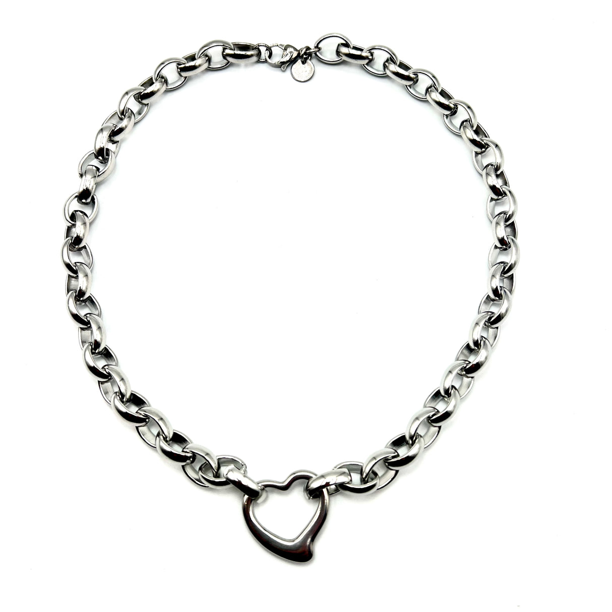 Collana Cuore Acciaio inossidabile