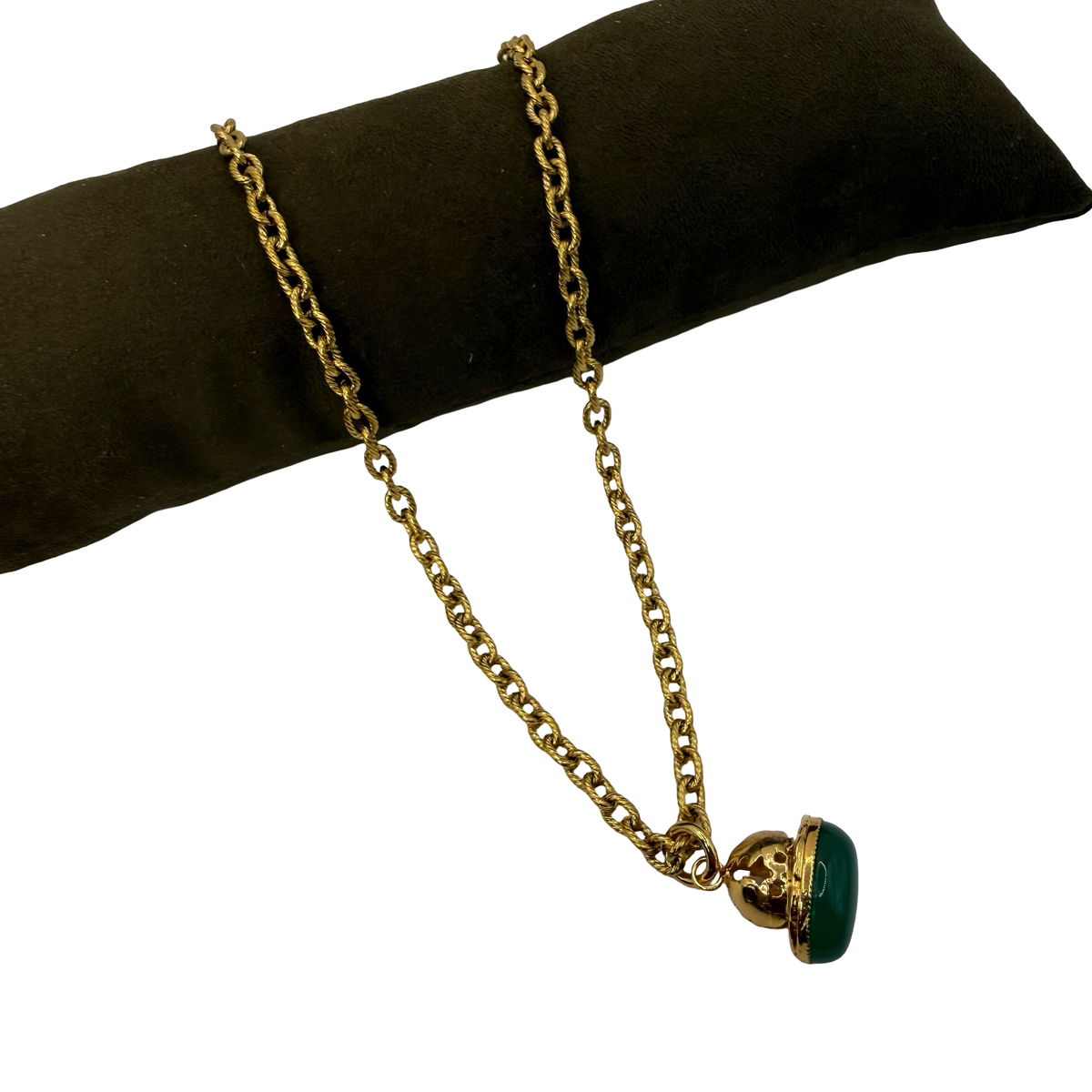 Collana Lanterna 10 Campana Small Giada Verde