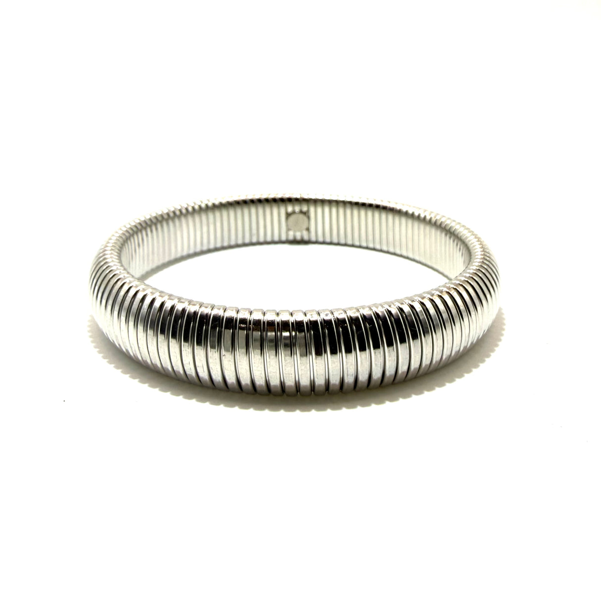 Bracciale Tubogas acciaio Silver 1.2 cm