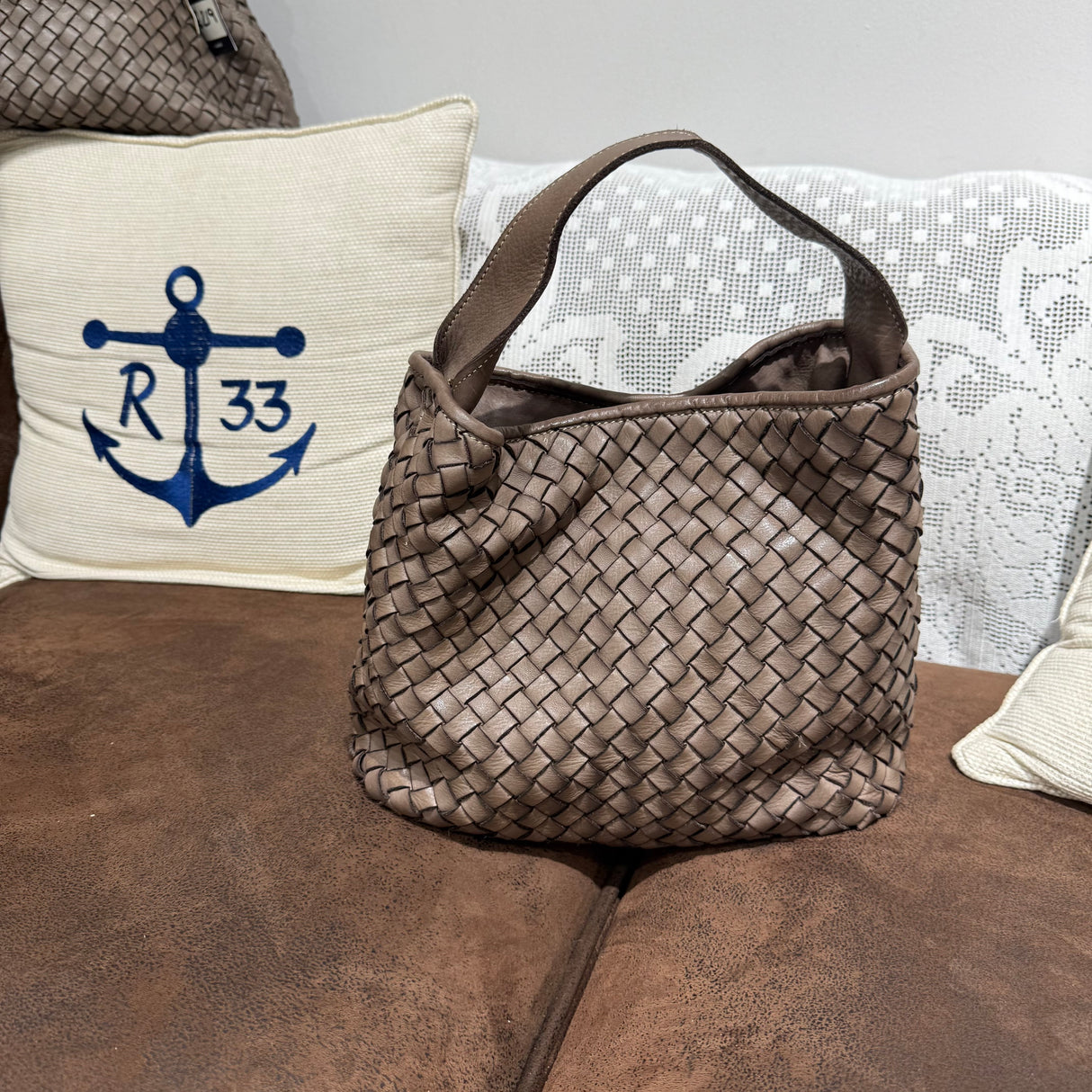 Borsa Mirtilla Big Taupe