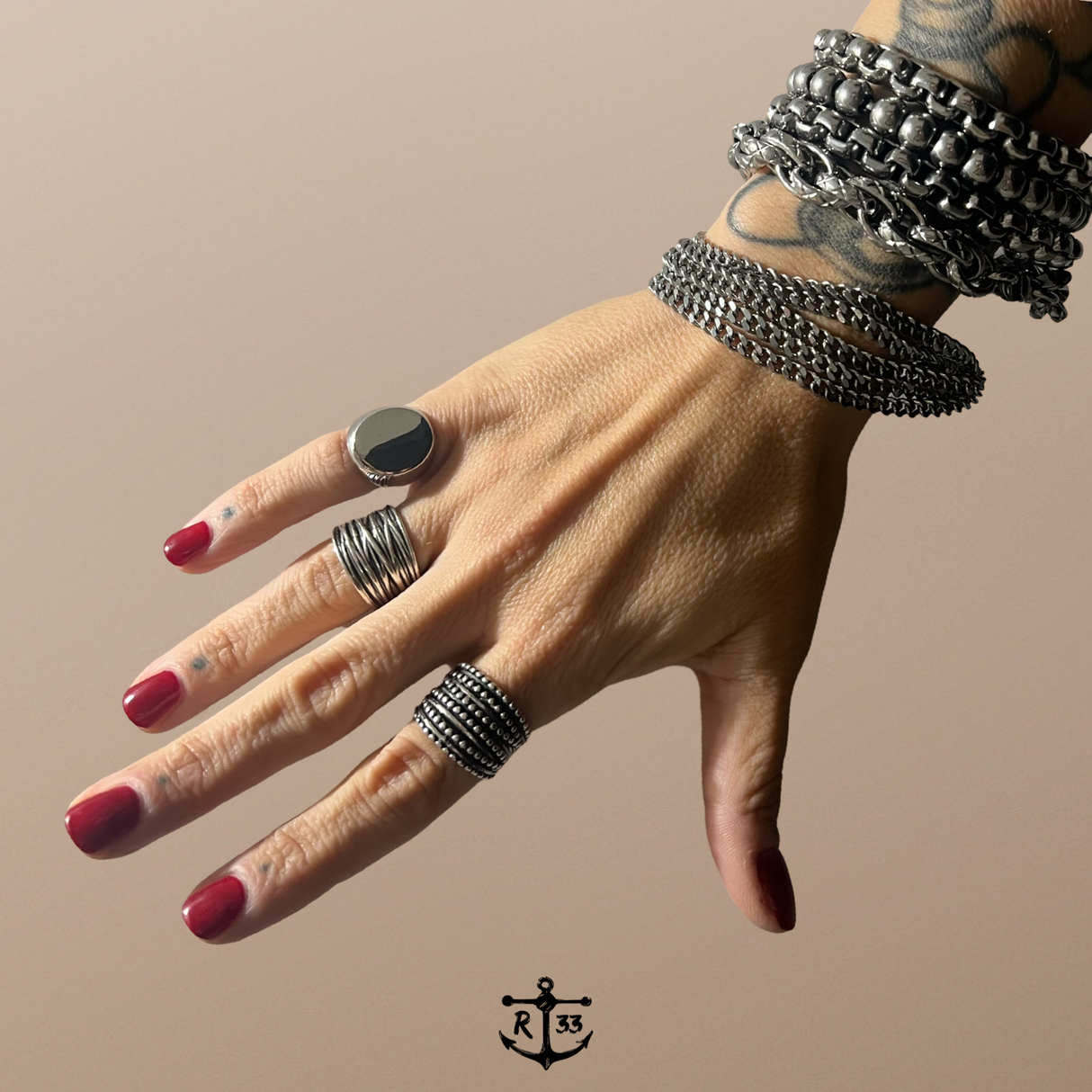 Anello Chevalier Ovale Argento925