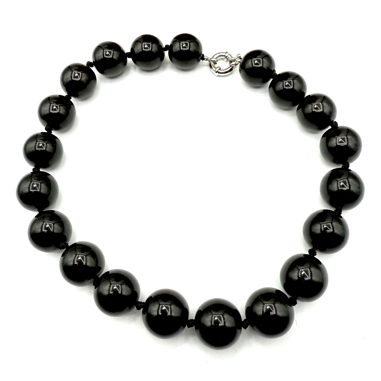 Collana sfere in Resina Black