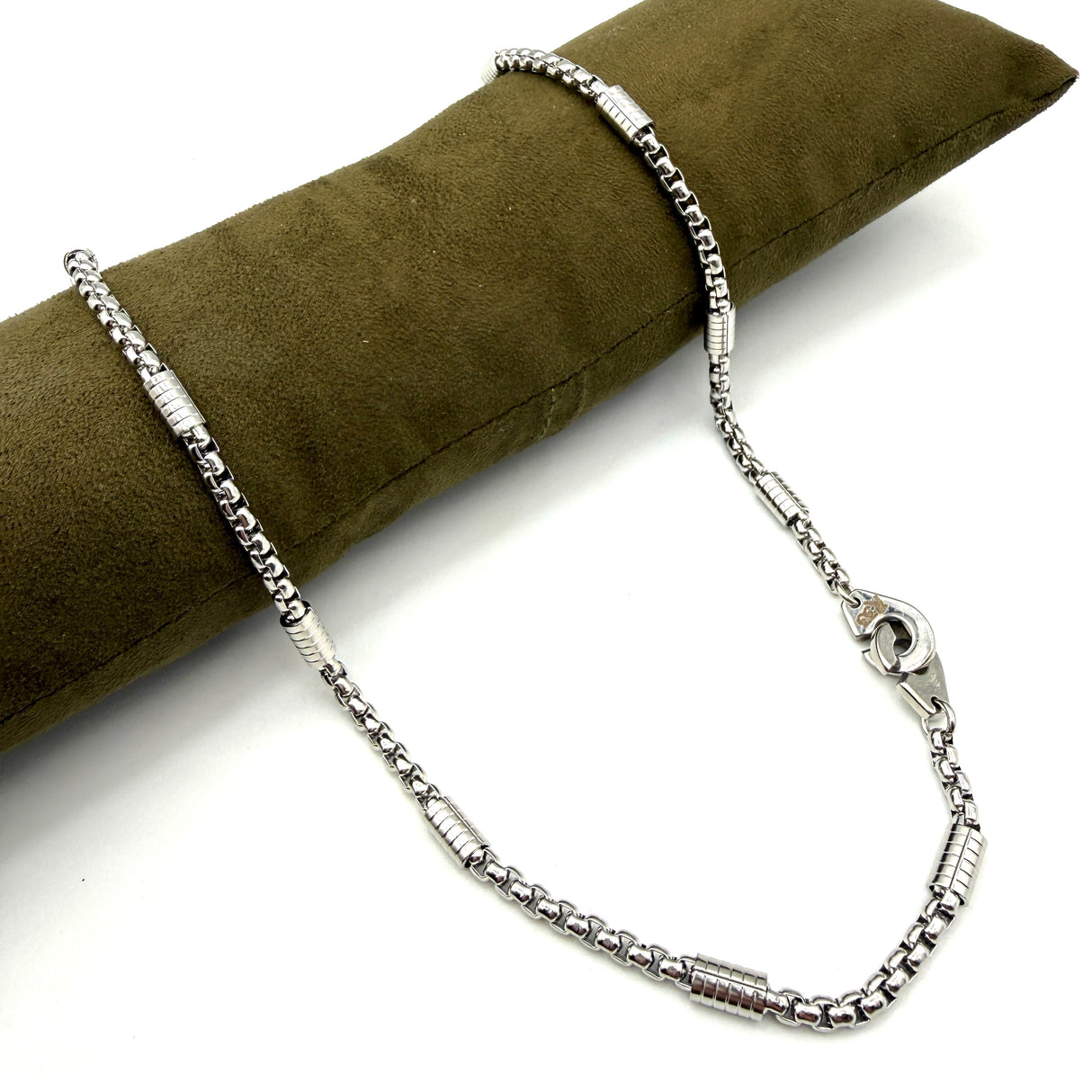 Collana Veneziana con Barilotti in Acciaio