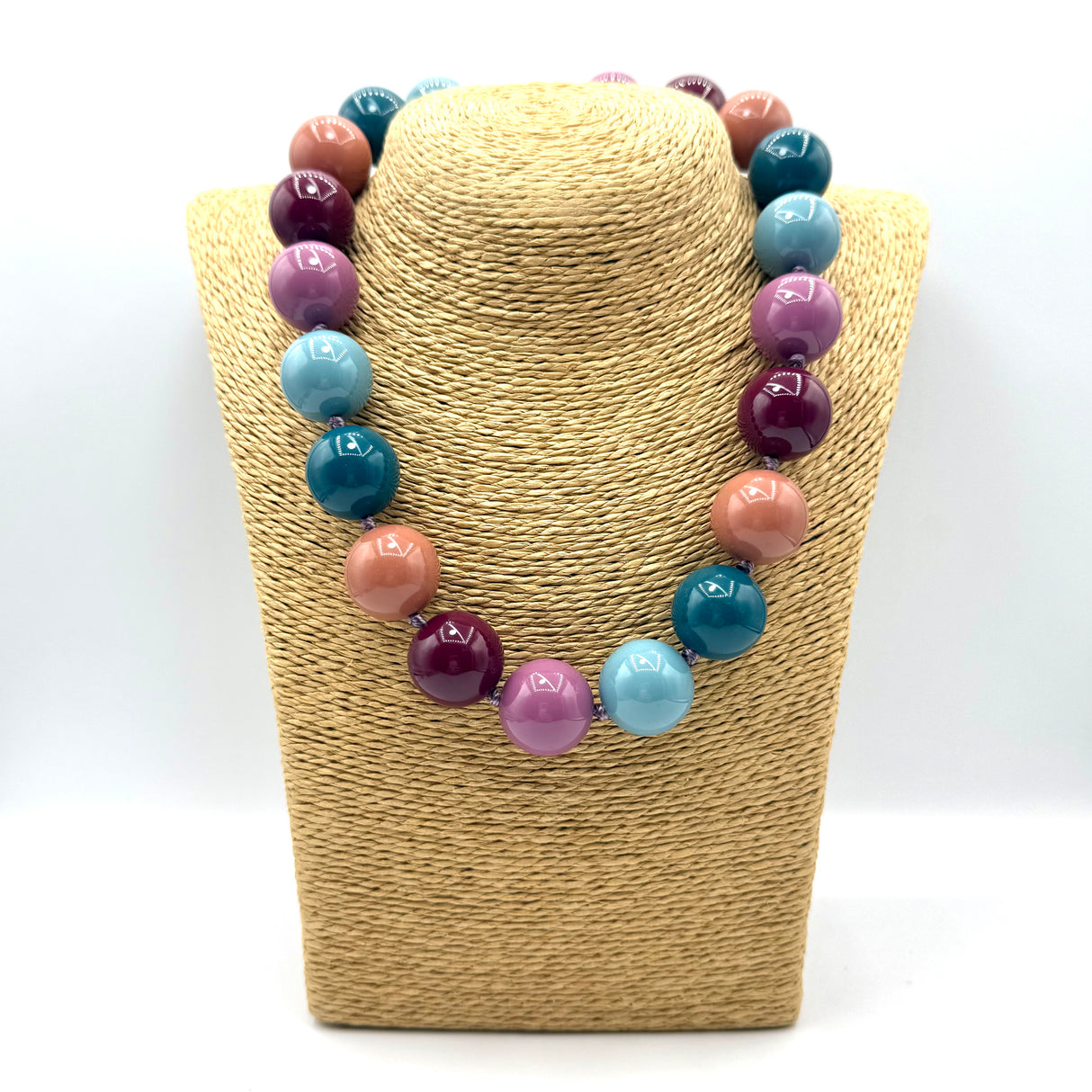 Collana sfere in Resina Multicolor 4