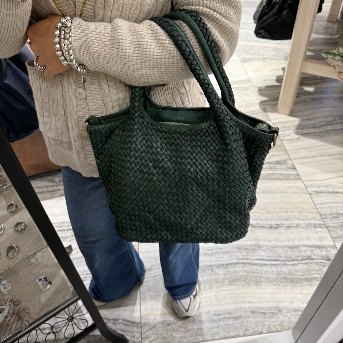 Borsa Hermione big Verde foresta