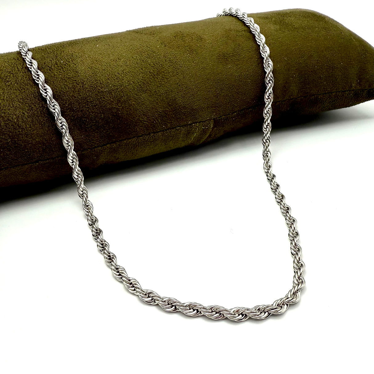 Collana Torcione Acciaio 4 mm