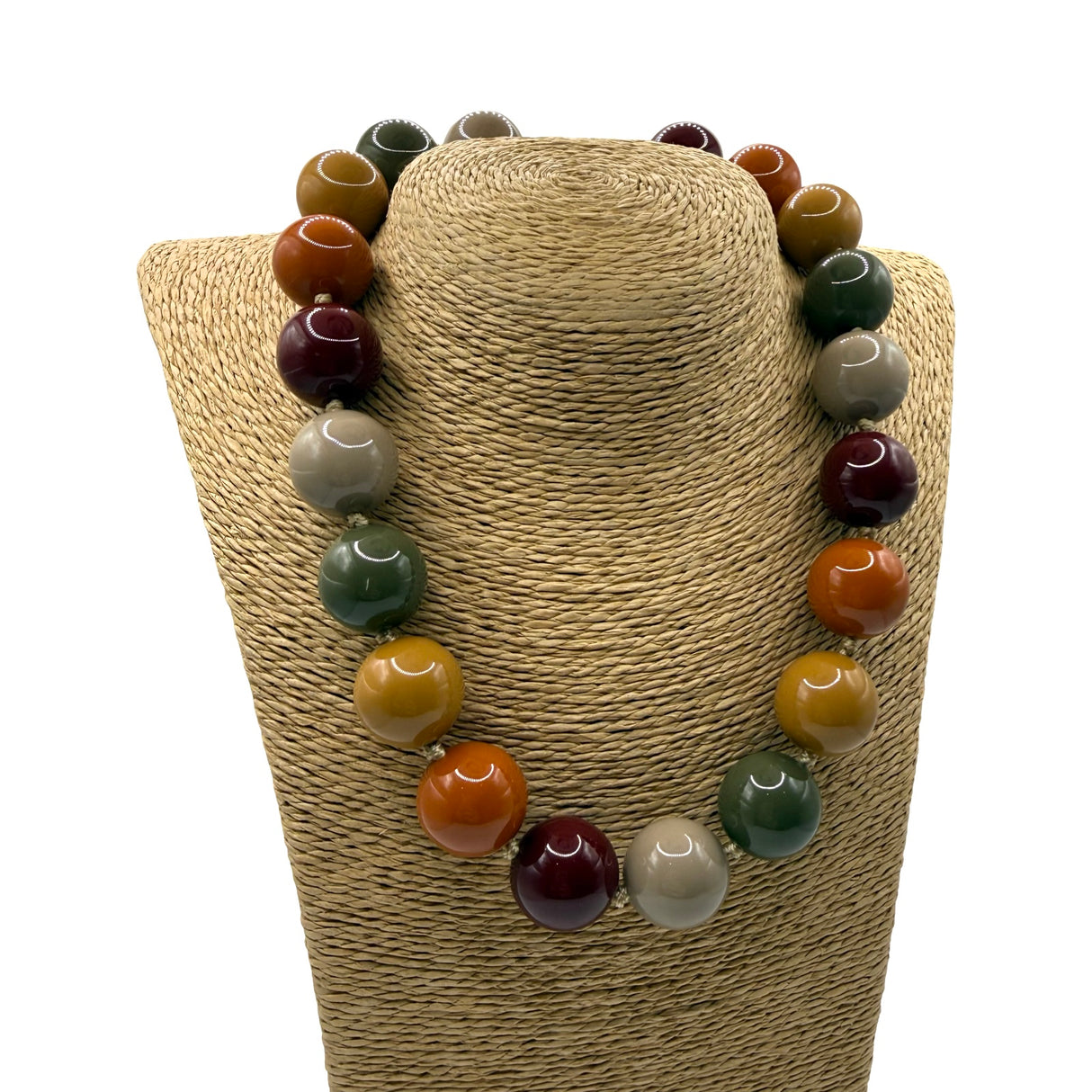 Collana sfere in Resina Multicolor