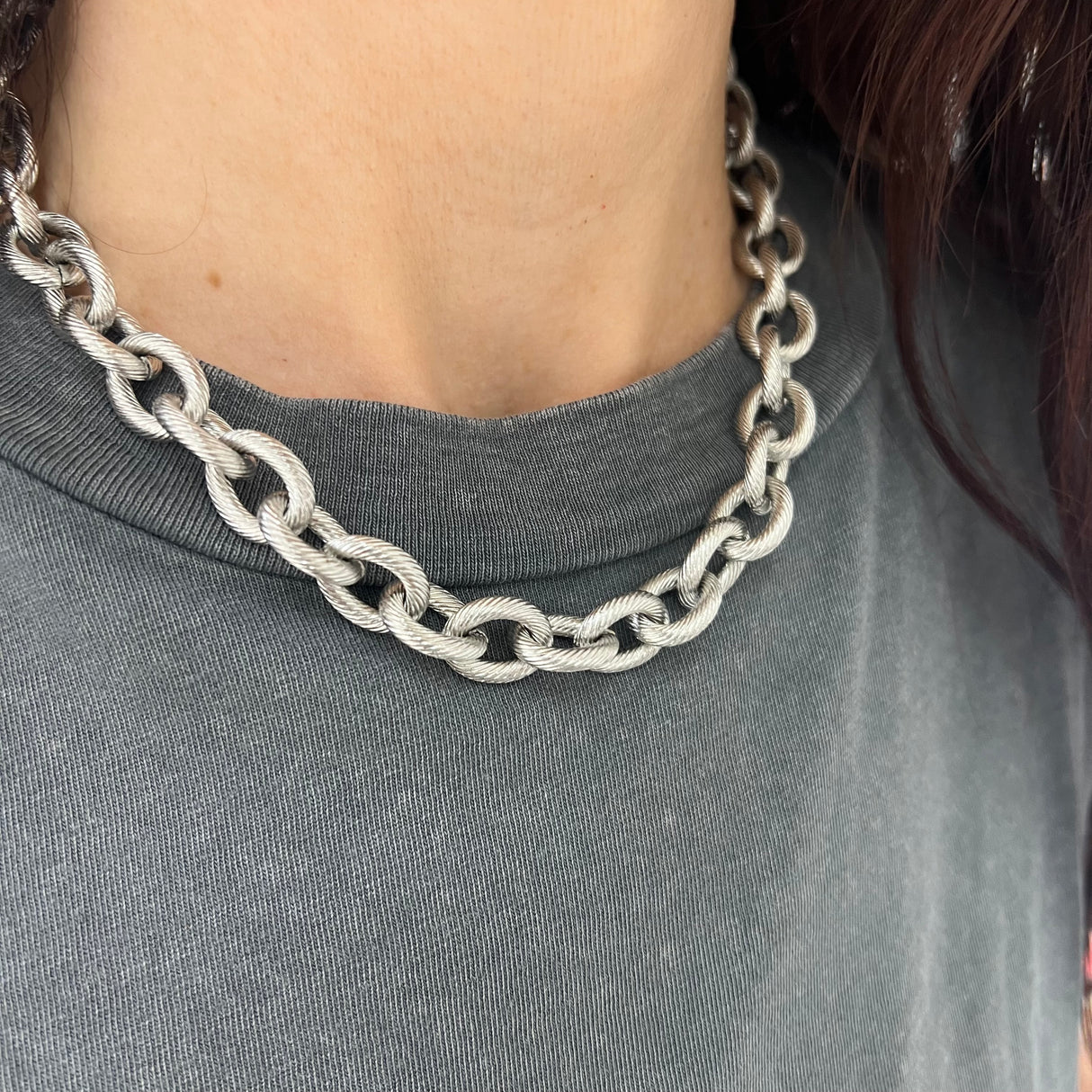 Collana Rolò rigata