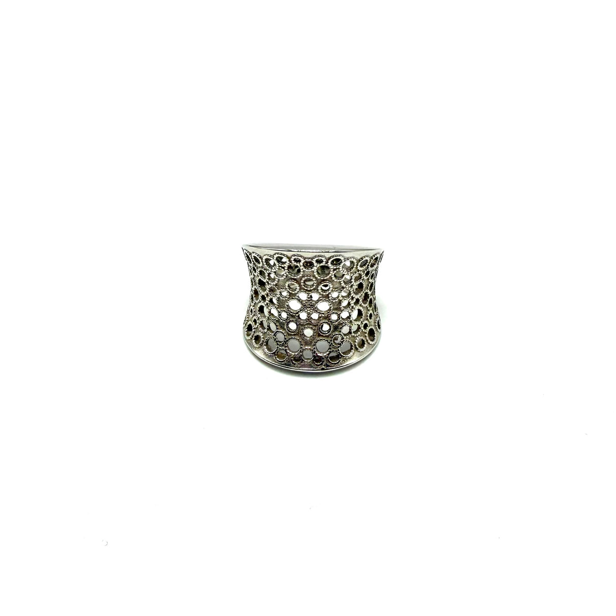 Anello Fascia Etrusca traforata Argento925