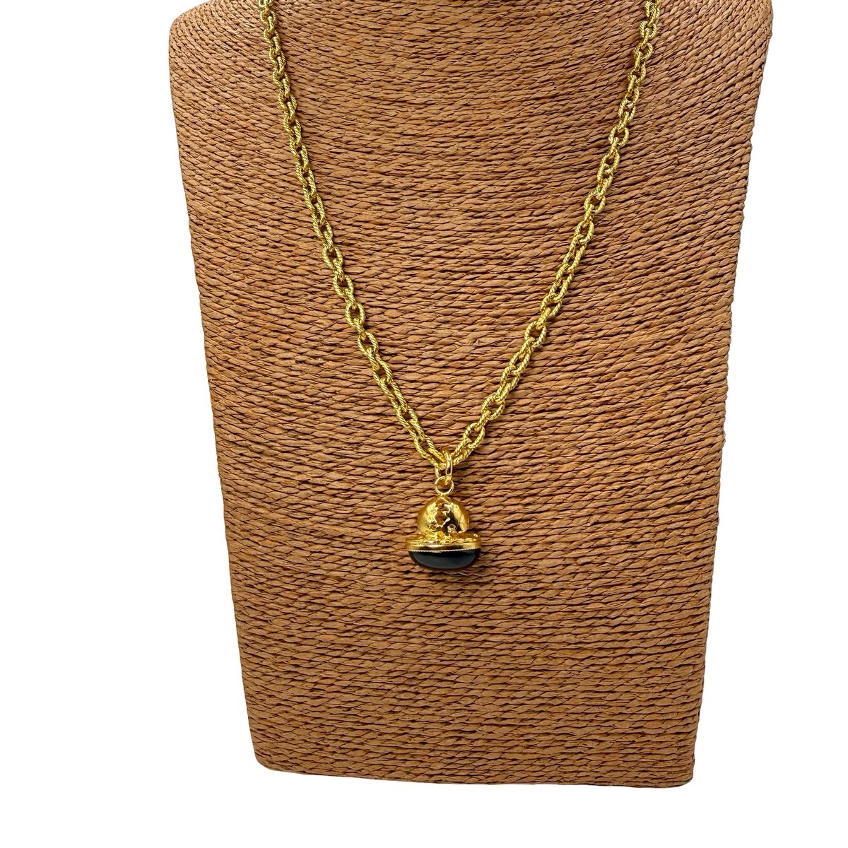 Collana Lanterna 10 Campana Small Onice