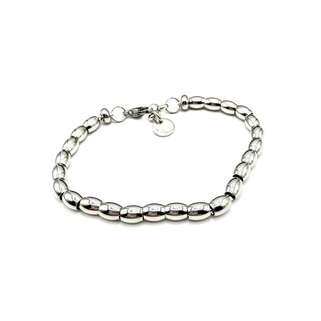 Bracciale semini in acciaio inossidabile