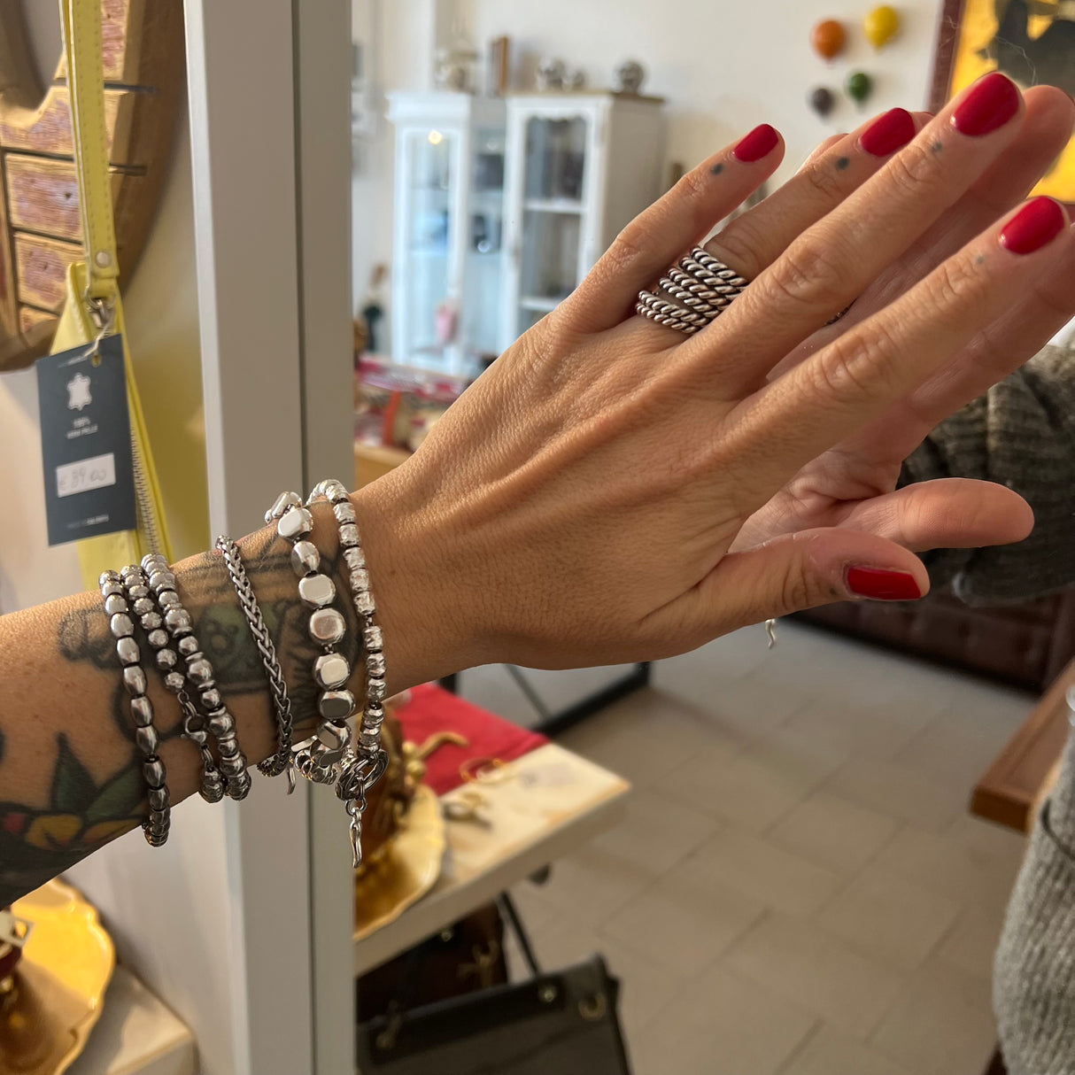 Bracciale pepite small Argento925