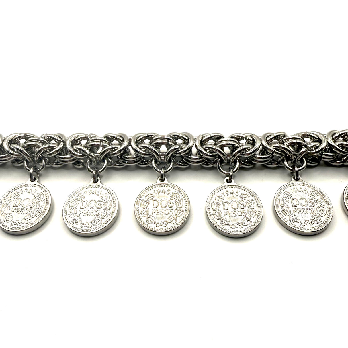 Bracciale Bizantina Big con Monete