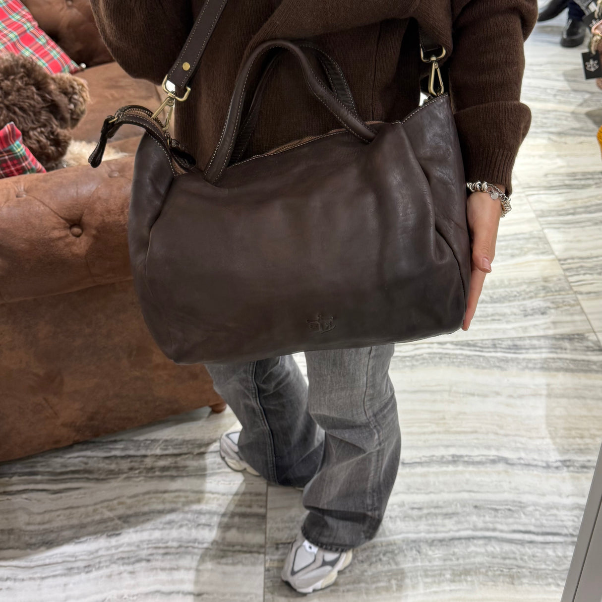 Borsa Shopper Ron Testa di moro