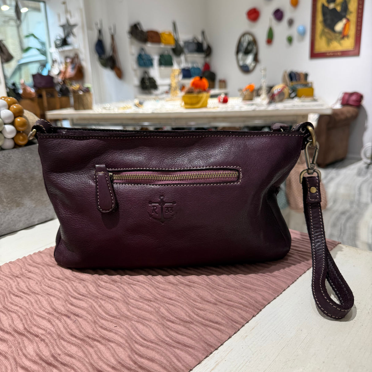Pochette Intreccio Borgogna