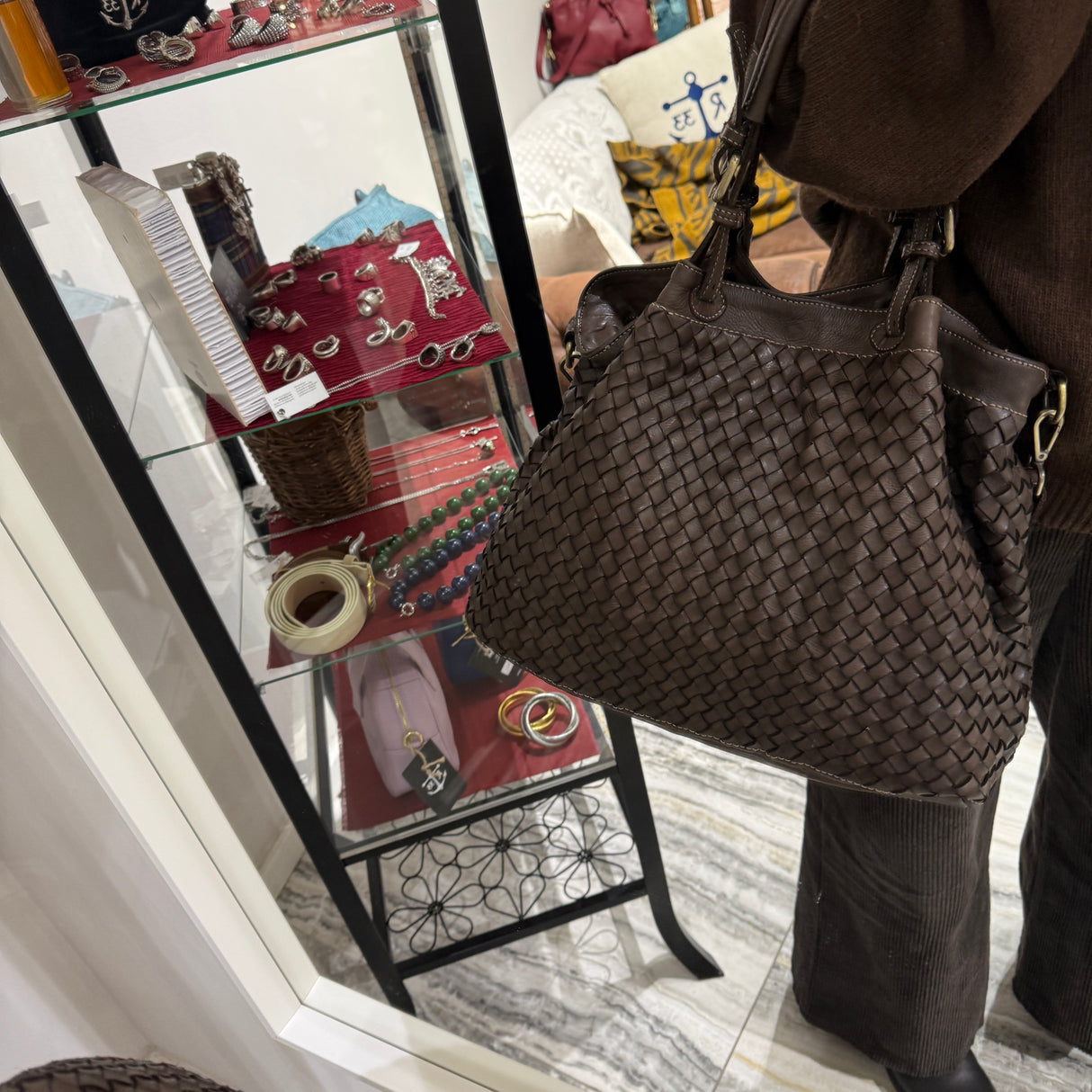 Borsa Intreccio Big Testa di Moro