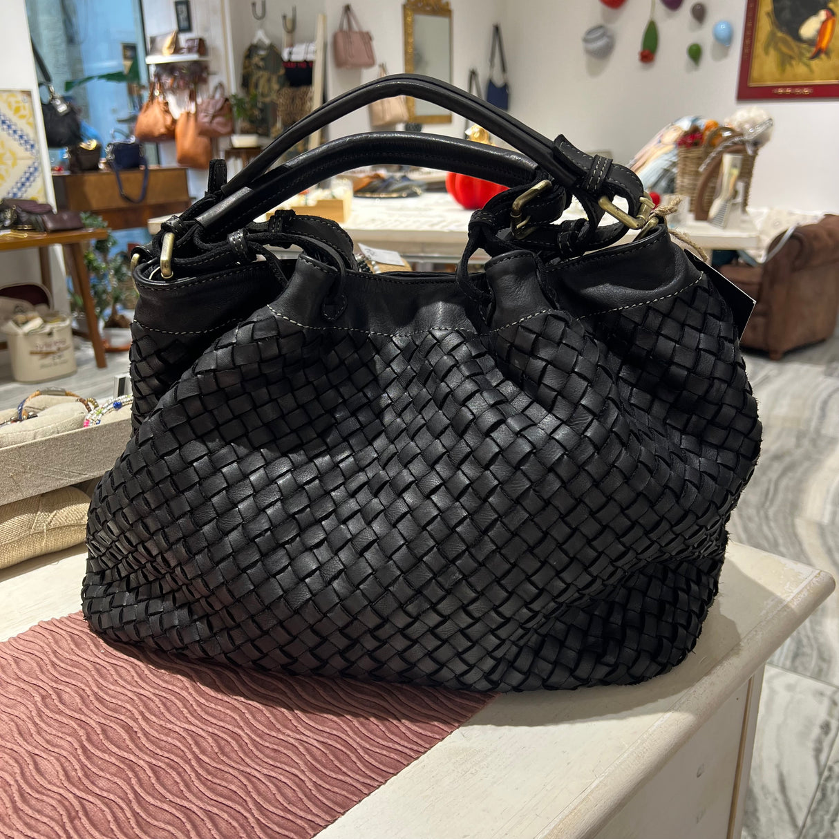 Borsa Intreccio Big Nera