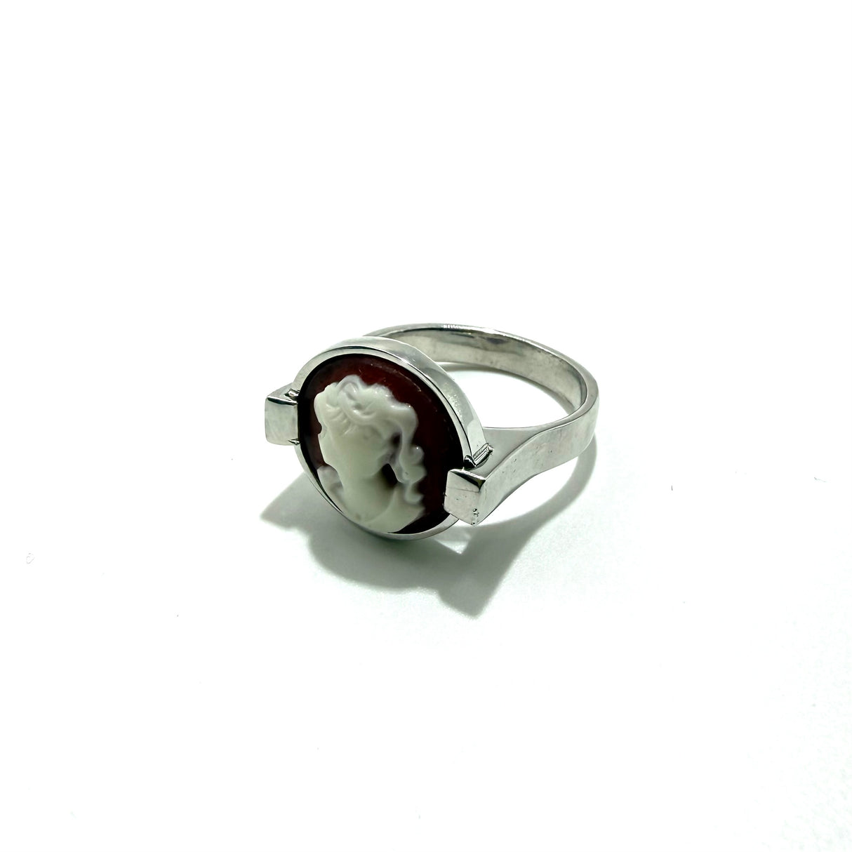Anello Cammeo Brown Slim 2 Argento925