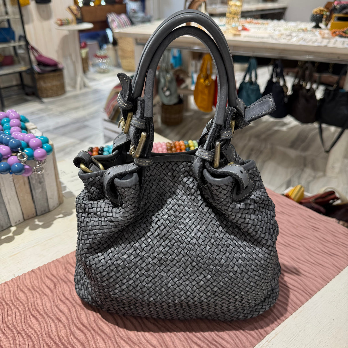 Borsa Rachele Small Grigio chiaro