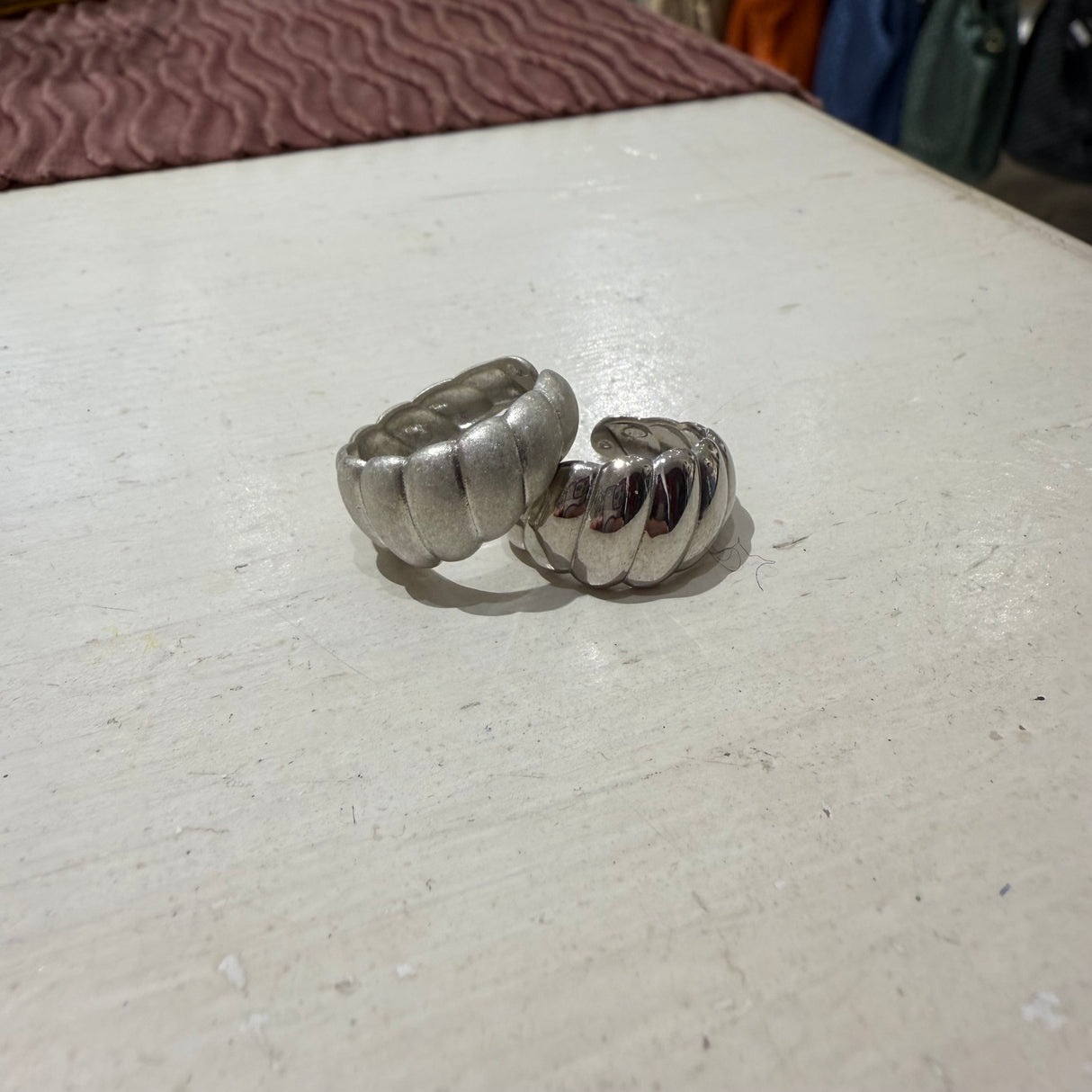 Coppia fasce Croissant Argento925