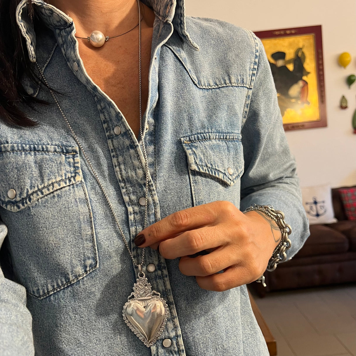 COLLANA CUORE SACRO BIG2