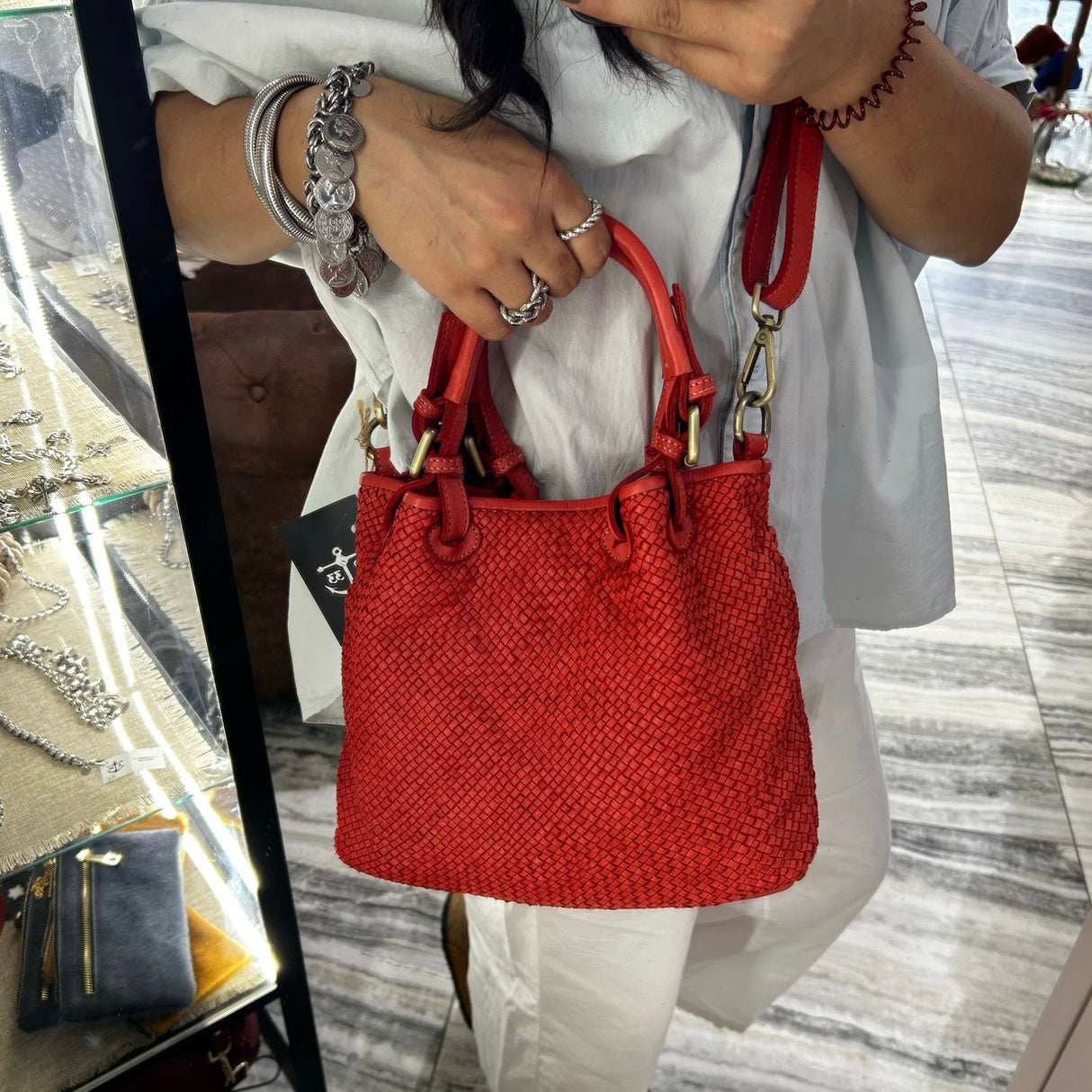 Borsa Rachele Small Rossa