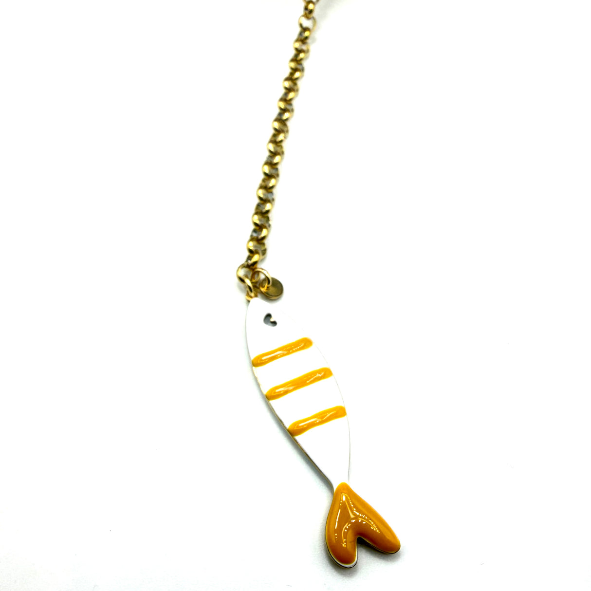 Collana Sardina Acciaio inossidabile