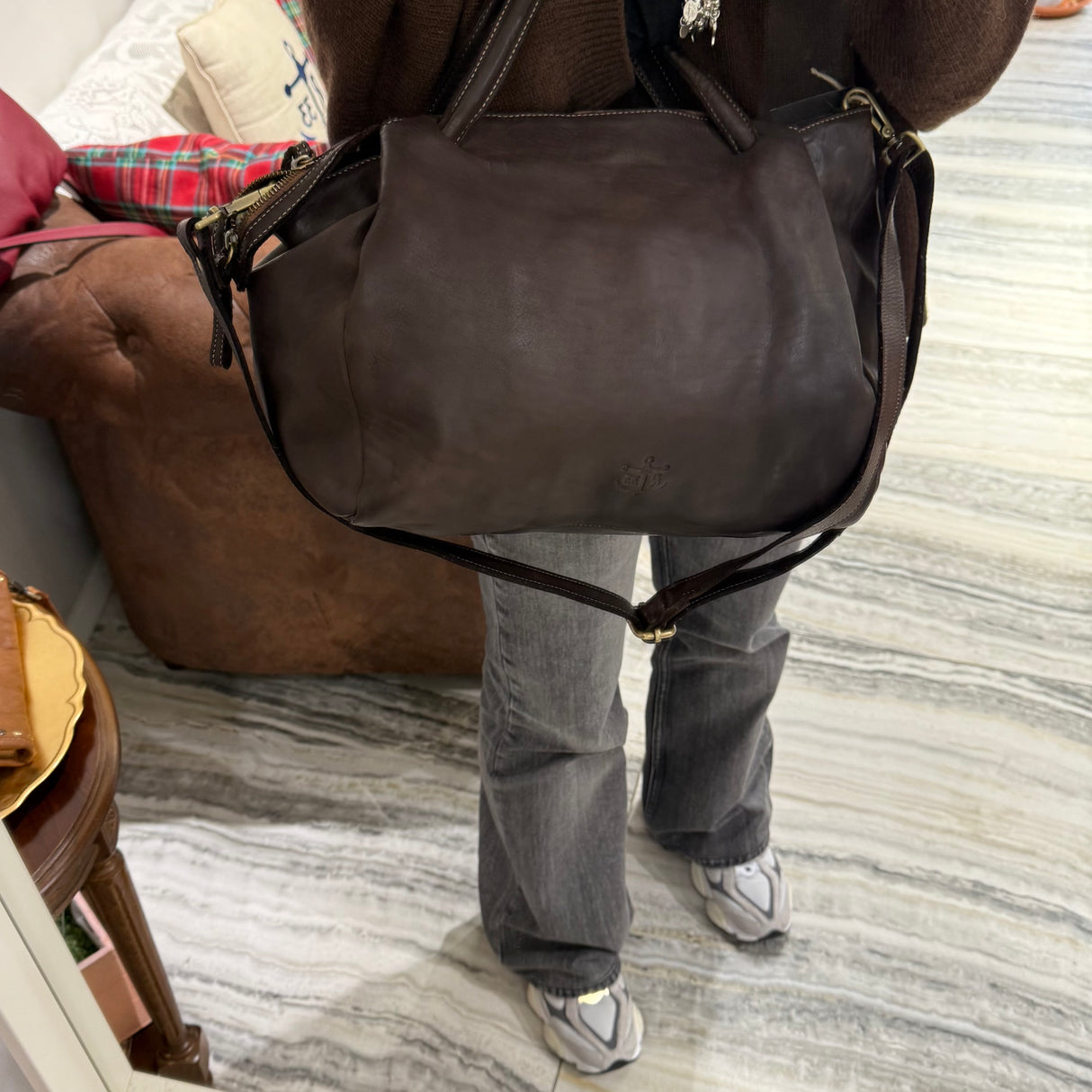 Borsa Shopper Ron Testa di moro