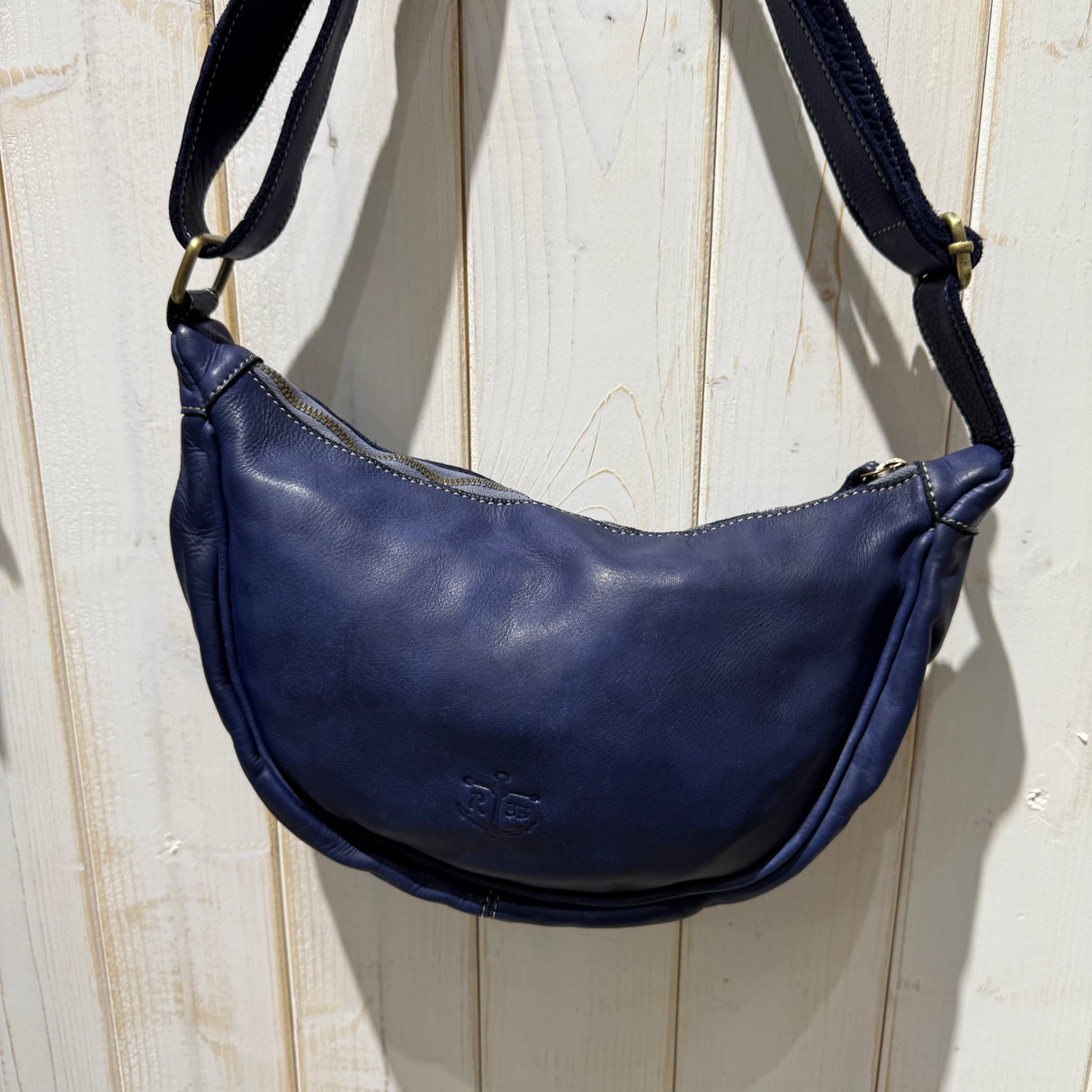 Borsa Marsupio Mezzaluna Blu