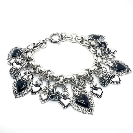 BRACCIALE LUCKY CUORE SACRO BLACK