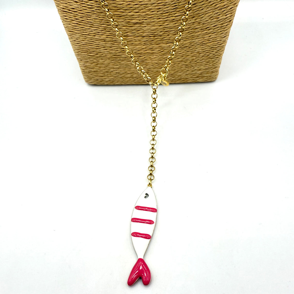 Collana Sardina Acciaio inossidabile