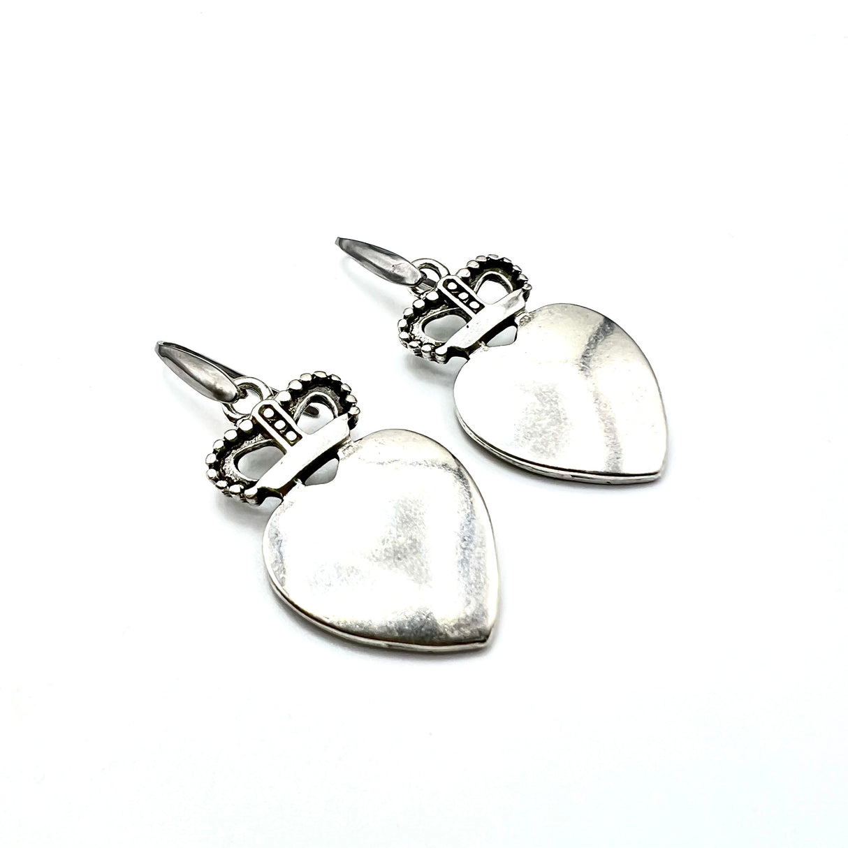 Orecchini Cuore Sacro Corona