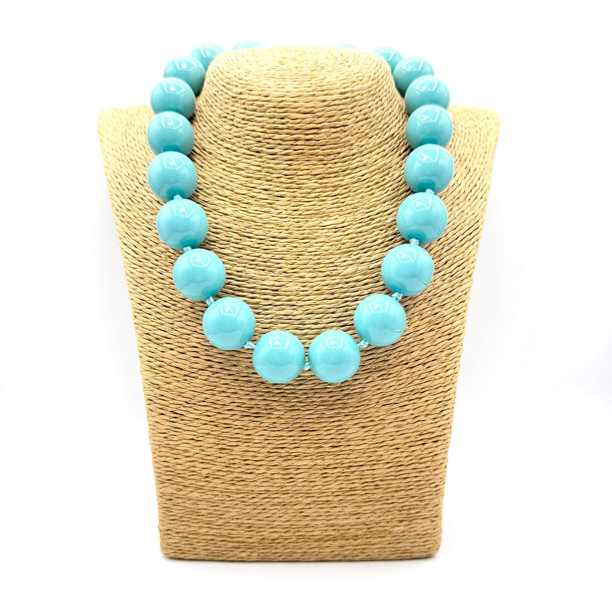 Collana sfere in Resina Turchese Scuro