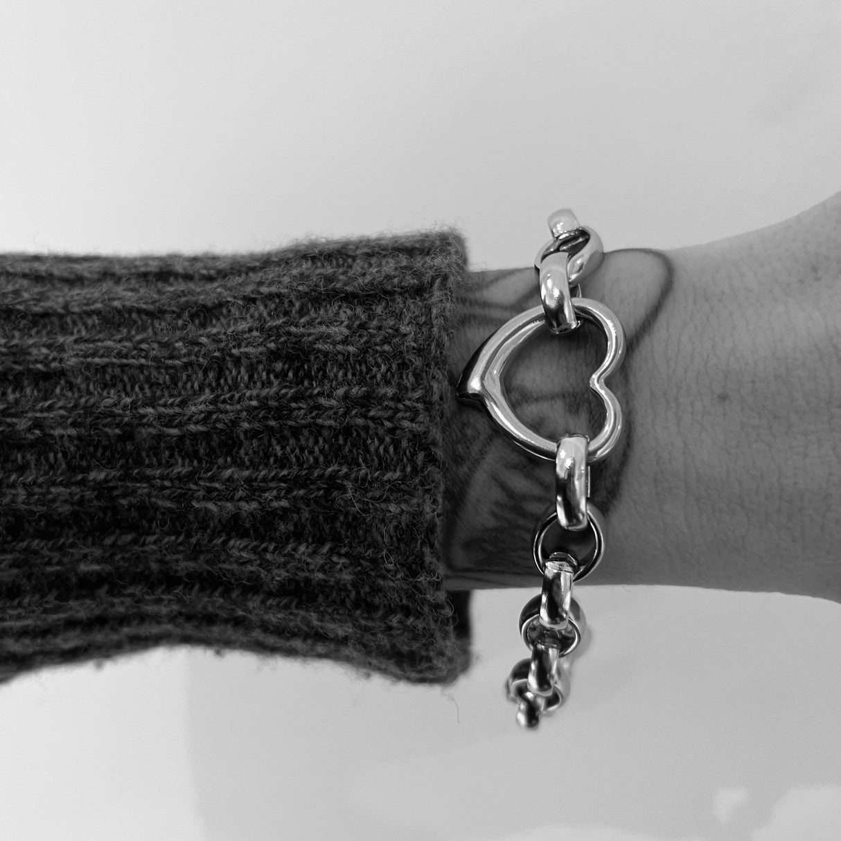 Bracciale Cuore Acciaio inossidabile