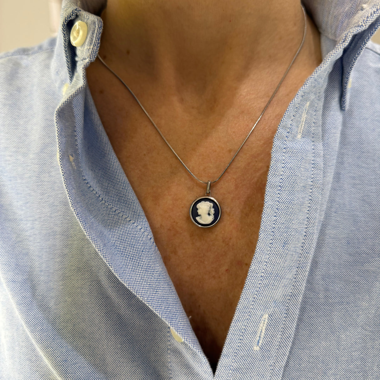 Collana Cammeo Argento925