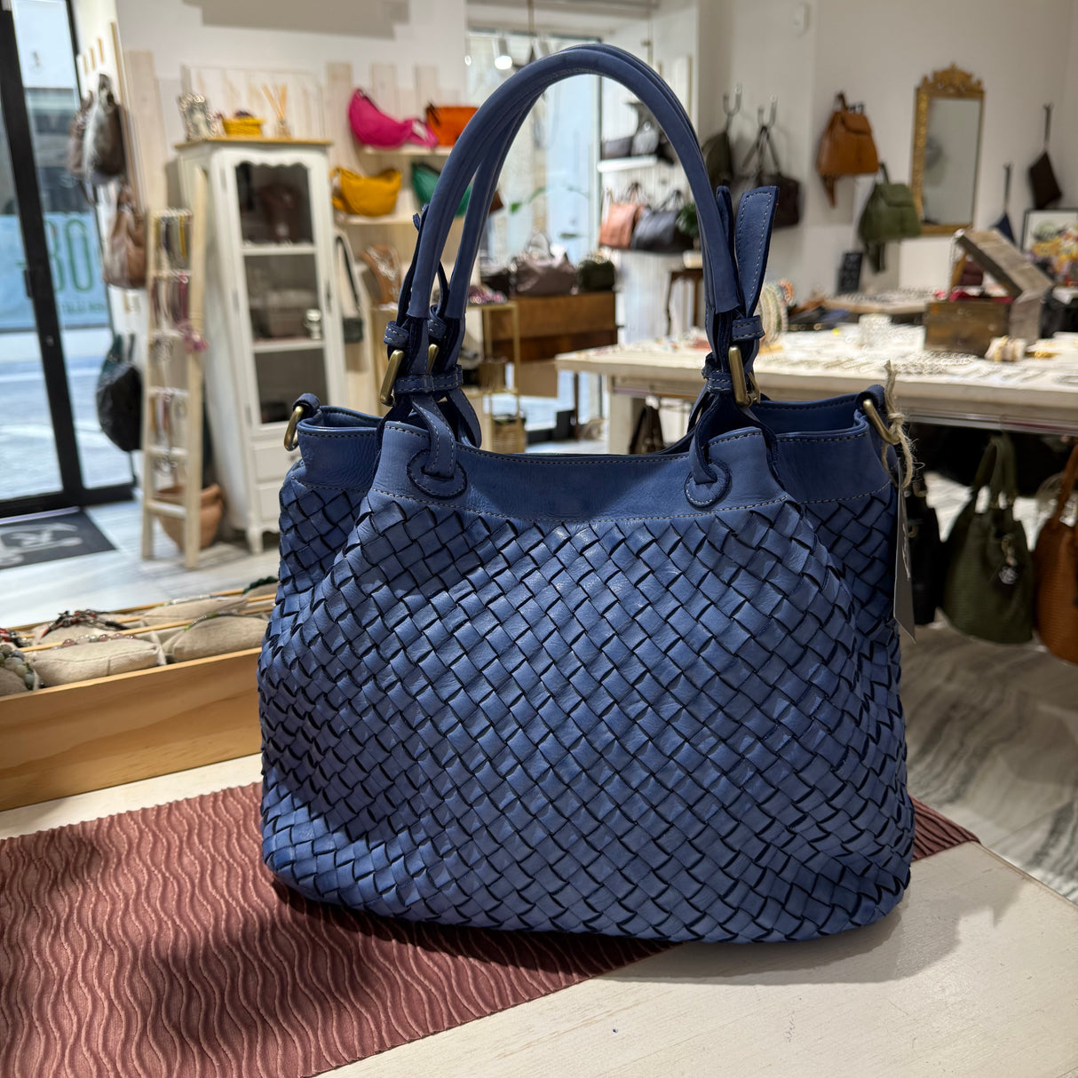 Borsa Intreccio Small Pervinca