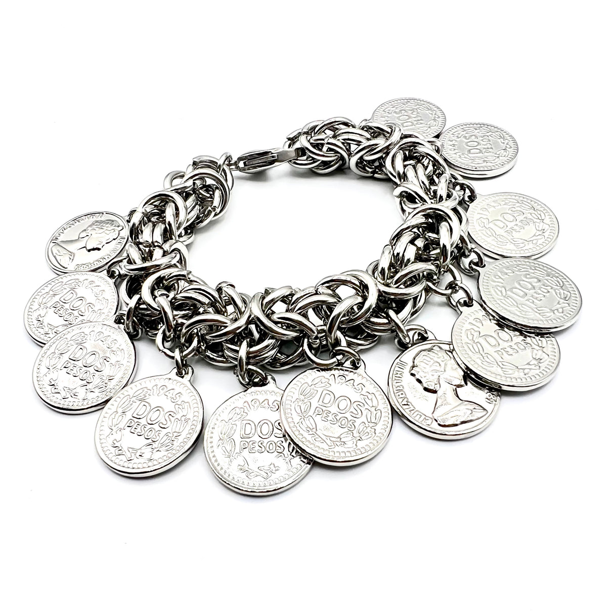 Bracciale Bizantina Big con Monete