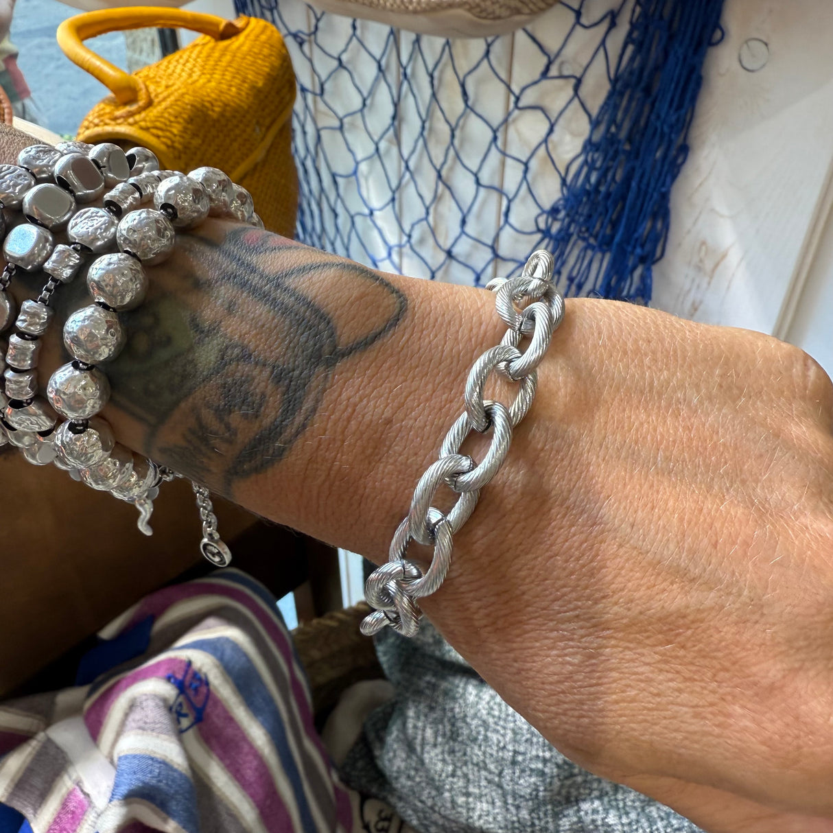 Bracciale Rolò rigata