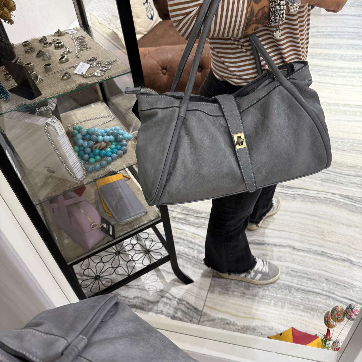 Borsa Harry Grigio chiaro