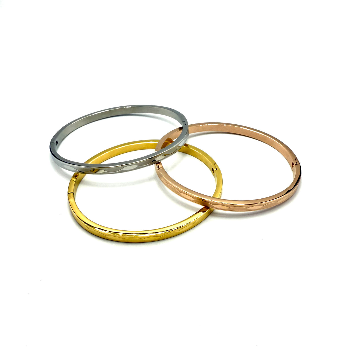 Bracciale Tris acciaio