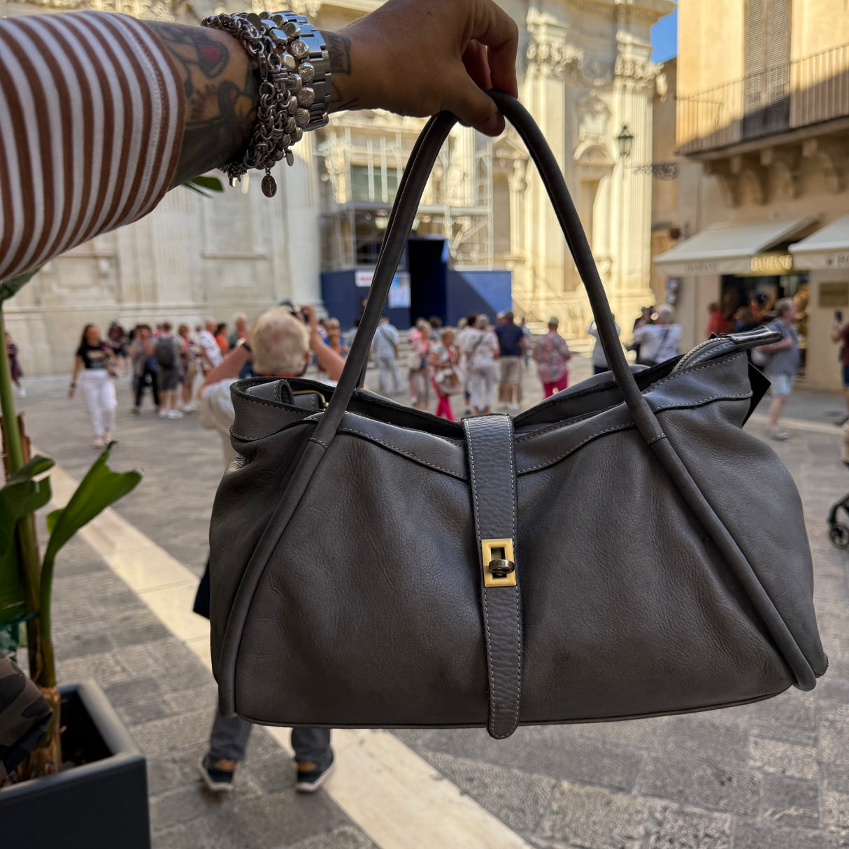 Borsa Harry Grigio chiaro