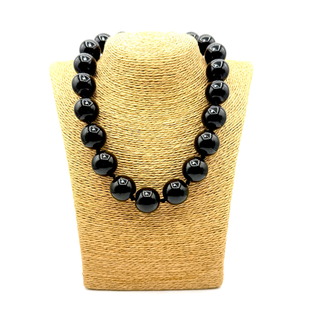 Collana sfere in Resina Black