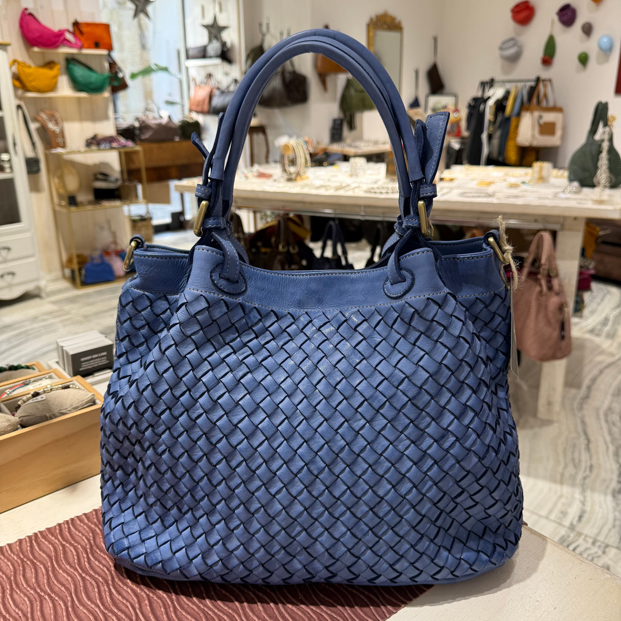 Borsa Intreccio Small Pervinca