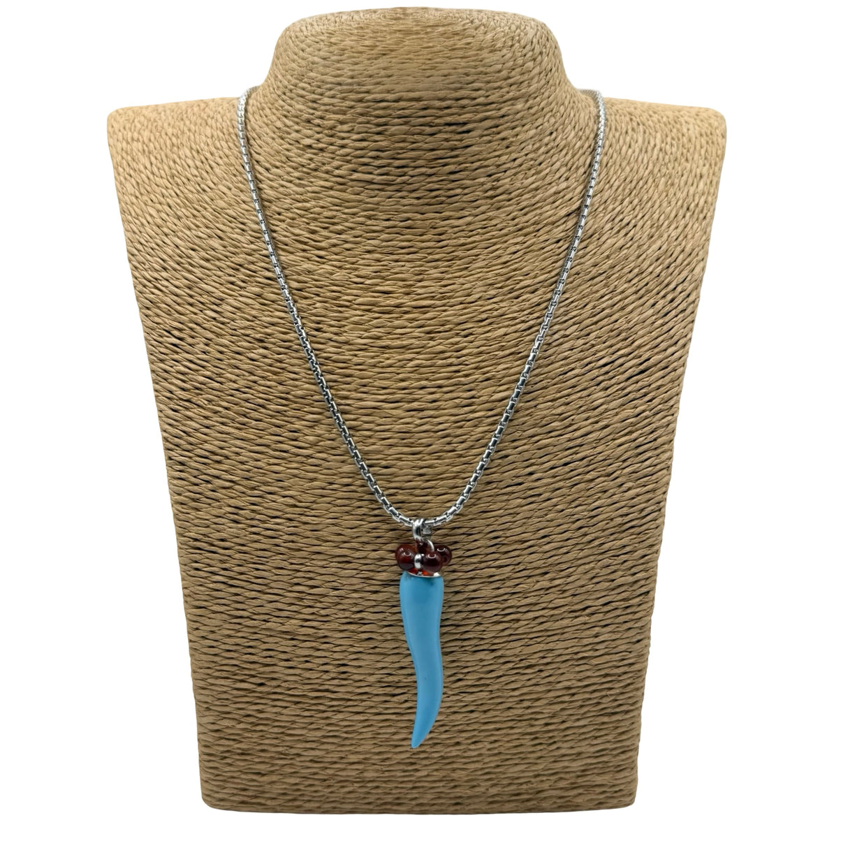 Collana Lucky Corno Turchese