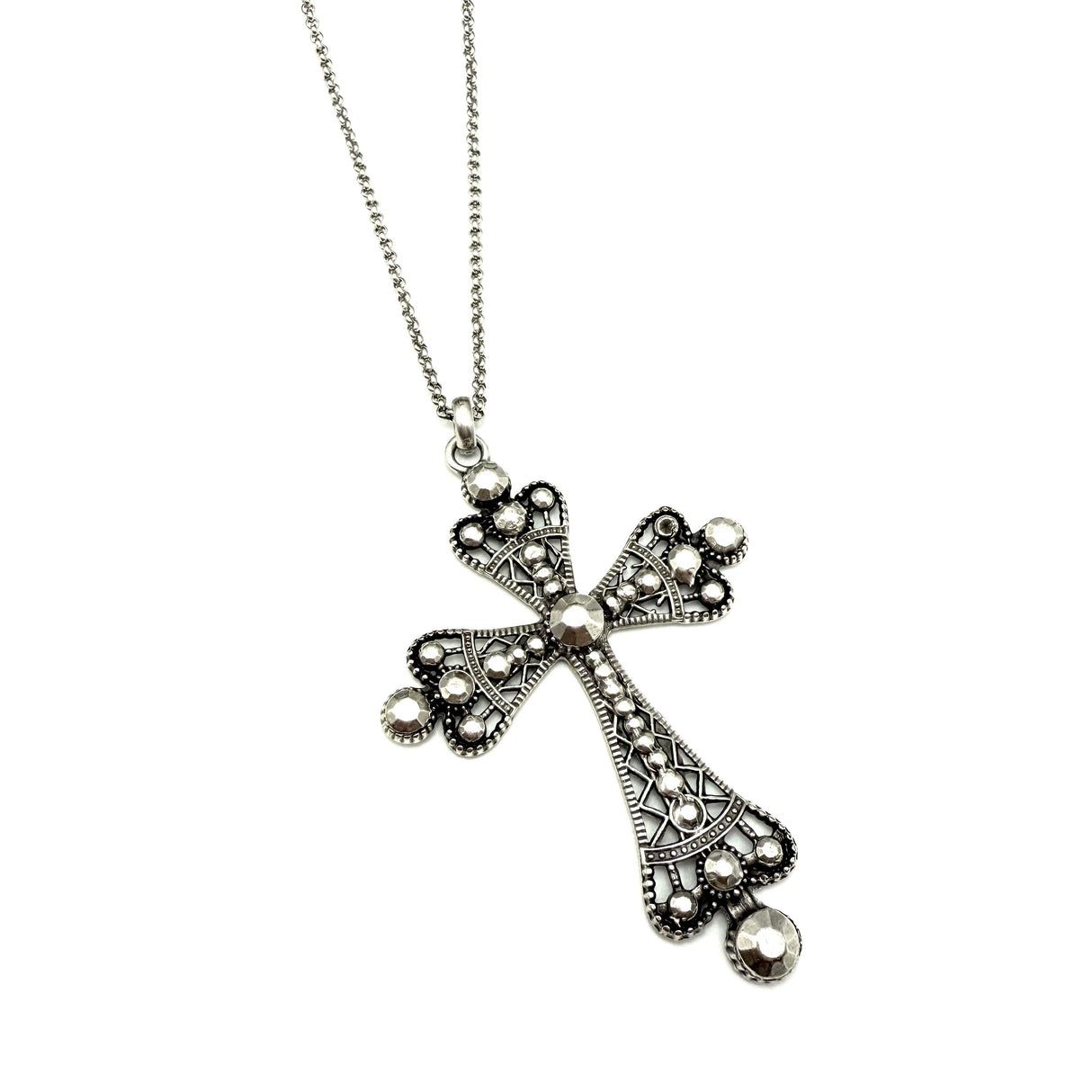 Collana Croce Ricamo