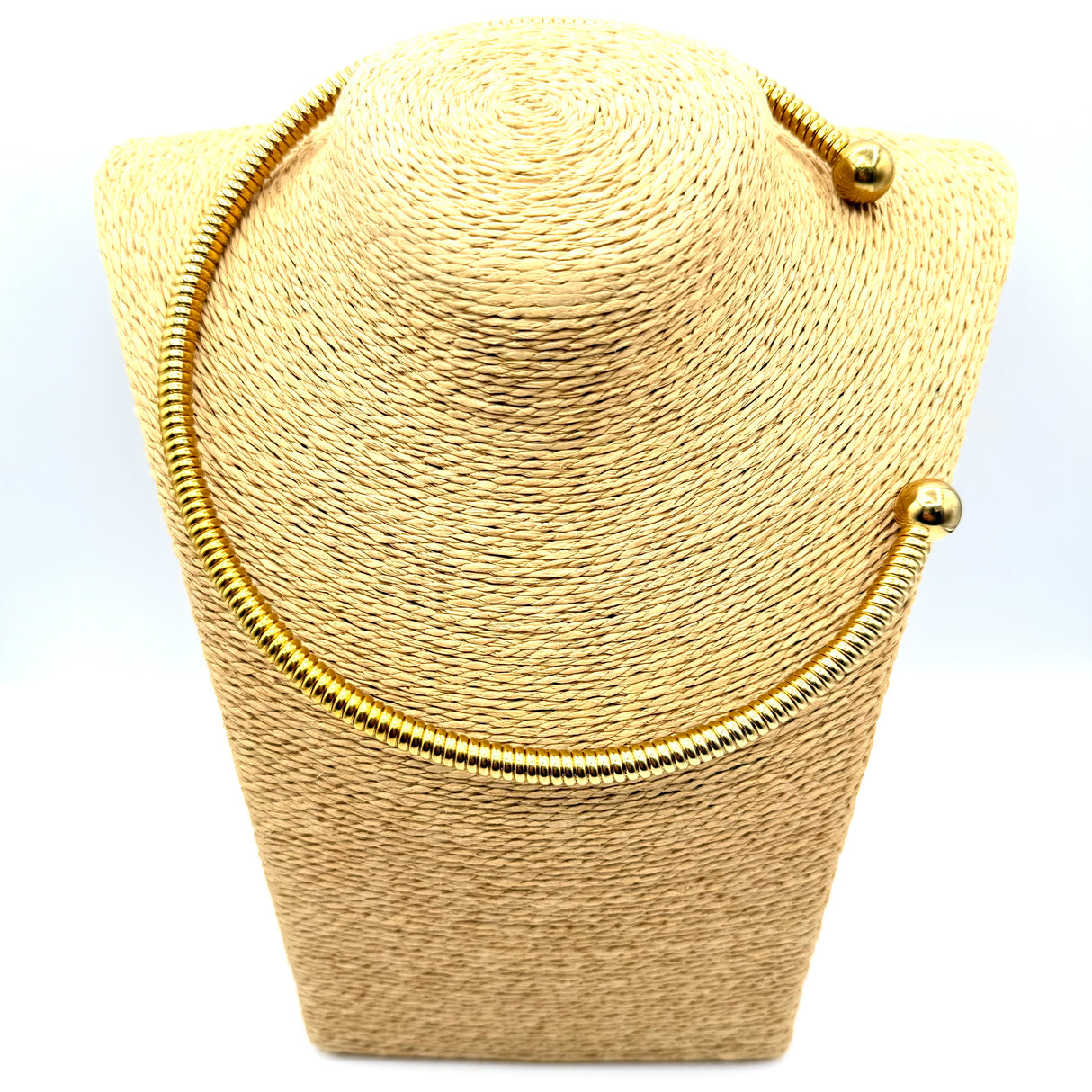 Collana Tubogas acciaio inossidabile Dorata