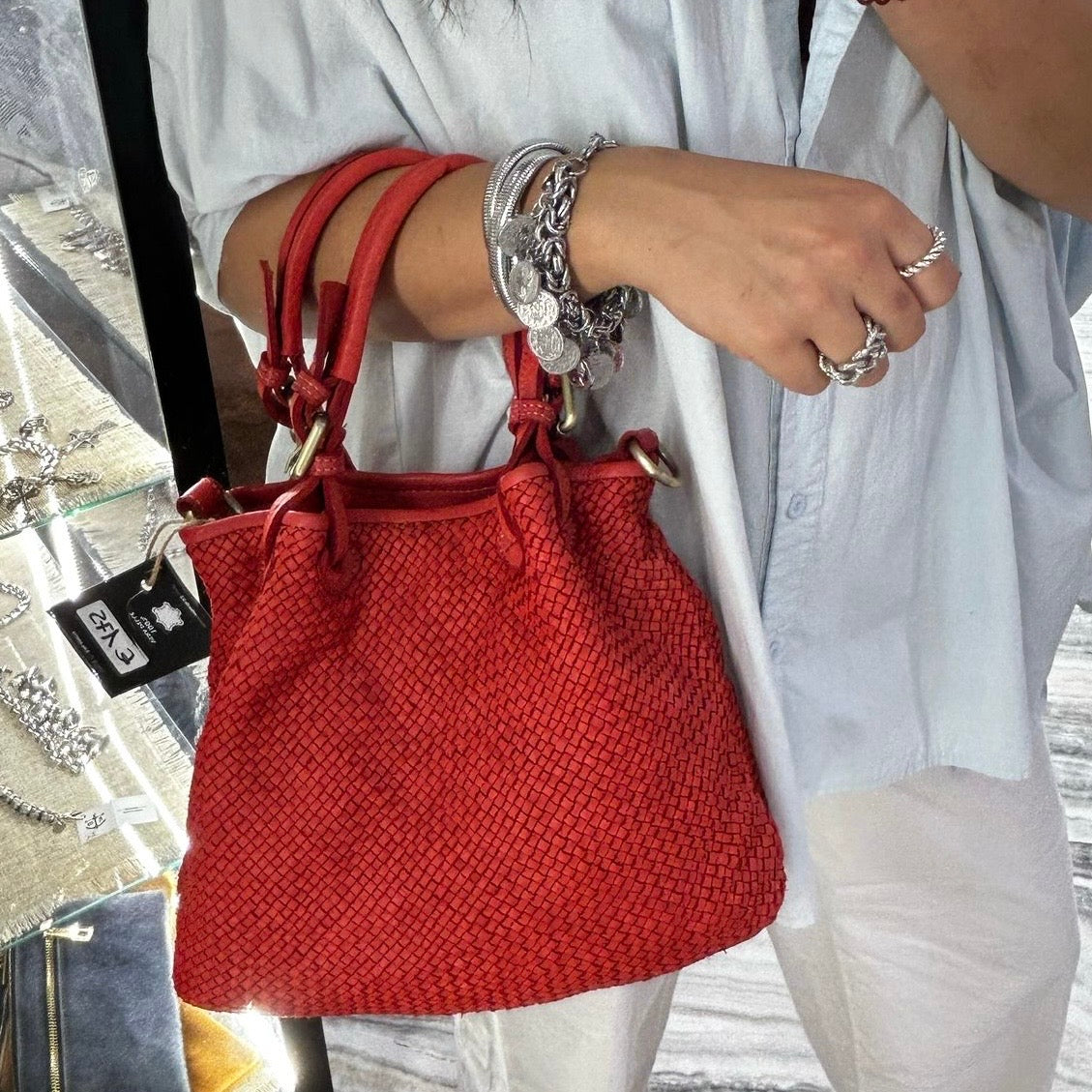 Borsa Rachele Small Rossa