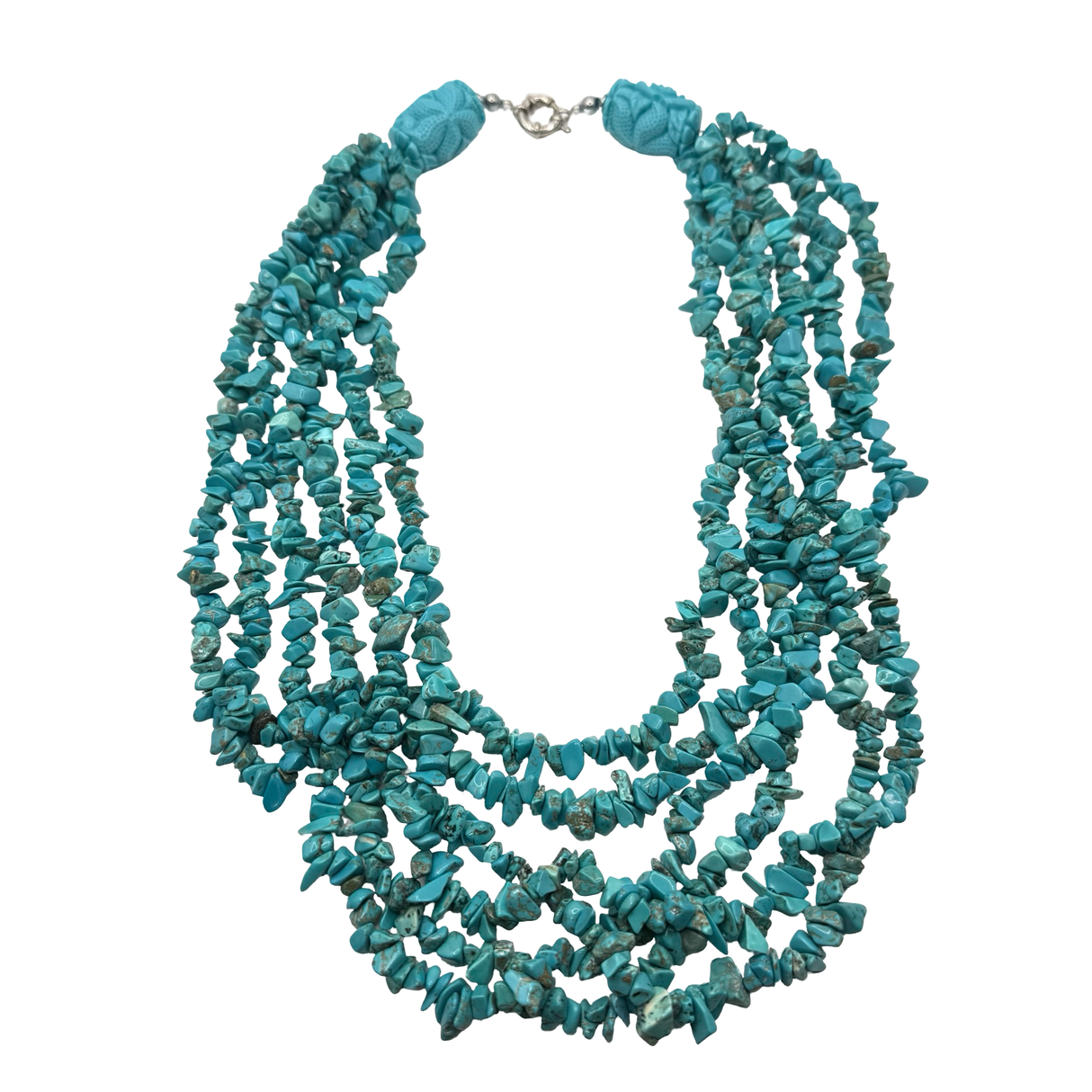 Collana Multifili Turchese
