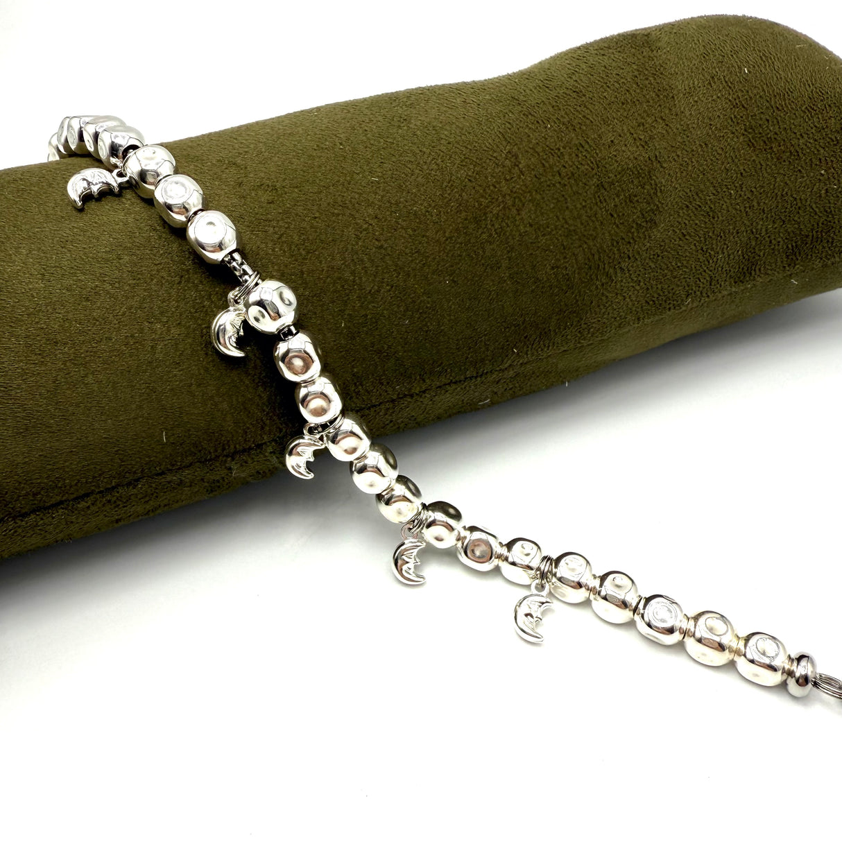 Bracciale pepite Cubo e Lune Argento925