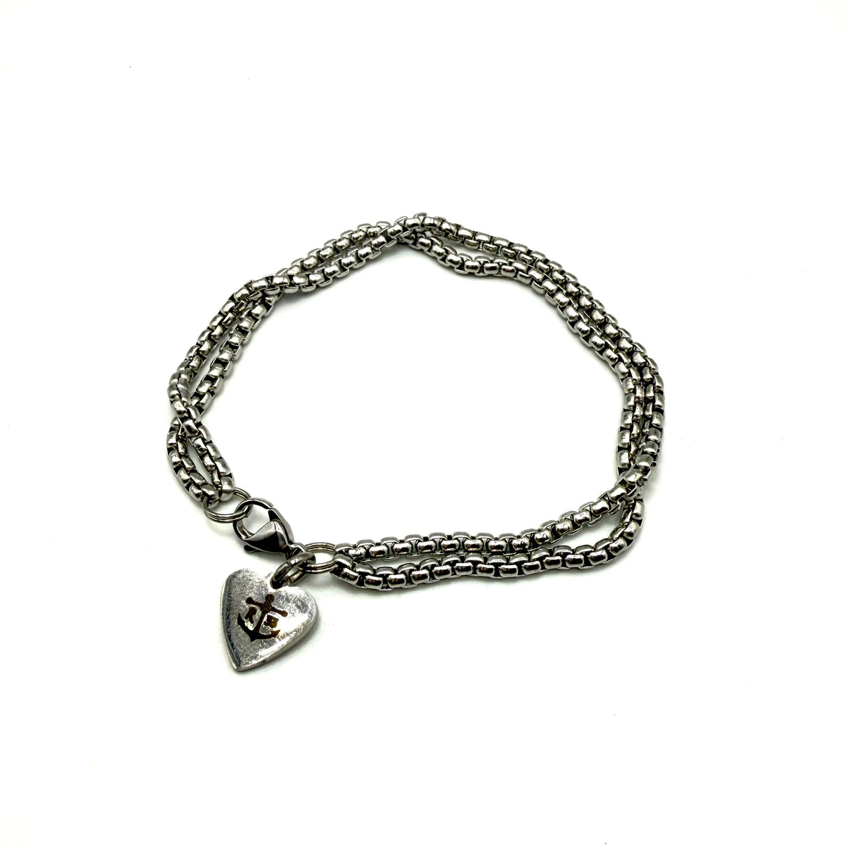 Bracciale Cuore Acciaio